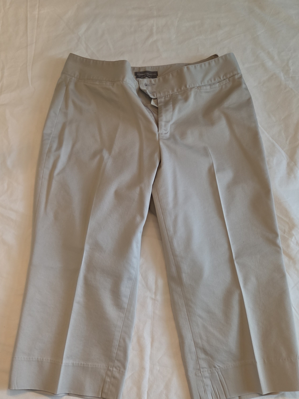 Dockers Collection Mid Rise Curvy Straight Leg Cotton Pants Size 10p